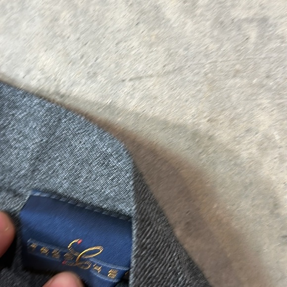 Vintage Trescher Grey Pleated A Line Midi Skirt Size 13 Waist 15" - Picture 4 of 6